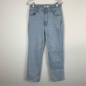 Abercrombie Ultra High Rise Ankle Straight Jean 27